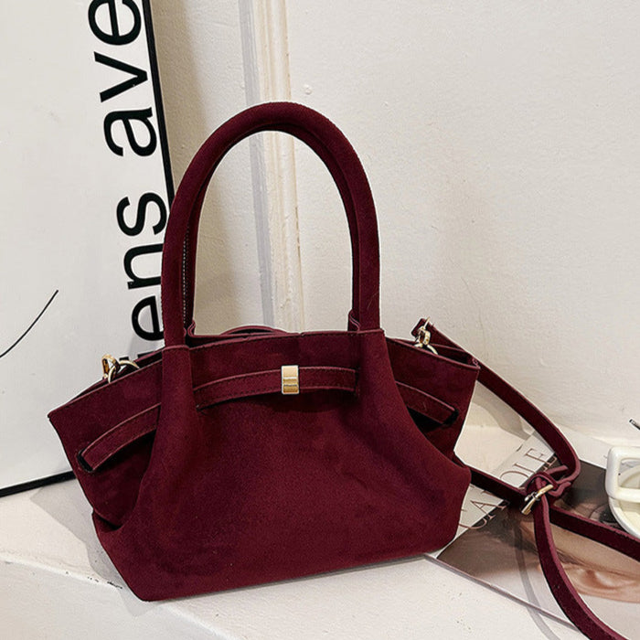 Scarlett Faux Suede Tote Bag