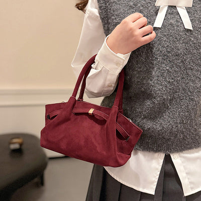 Scarlett Faux Suede Tote Bag